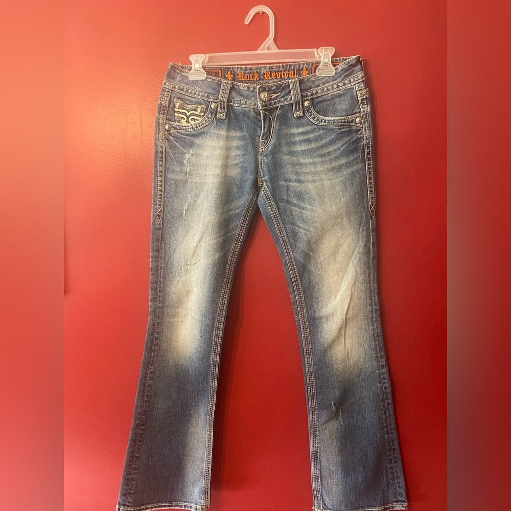 VINTAGE Rock Revival Stitch Jeans